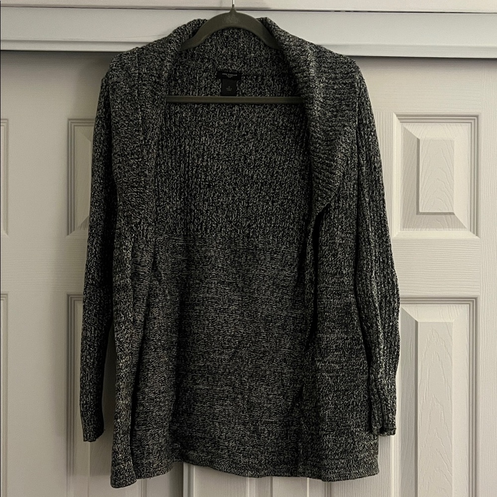Ann Taylor Charcoal Cardigan Sweater